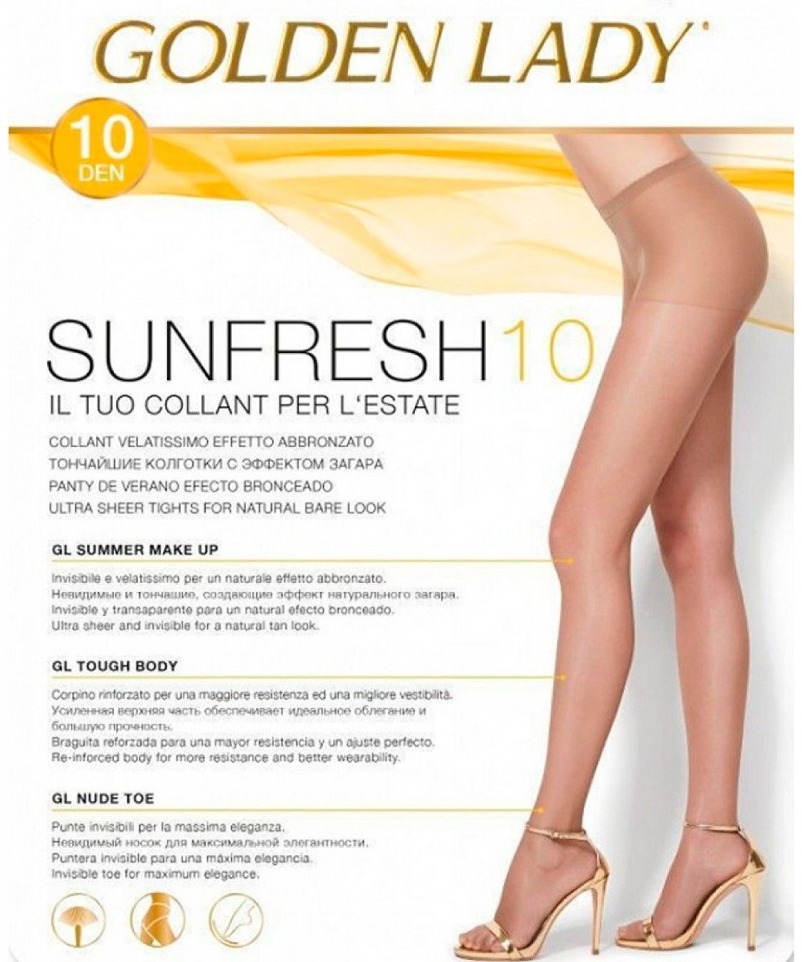 Golden Lady Sunfresh 10 Invisible (1 panty)