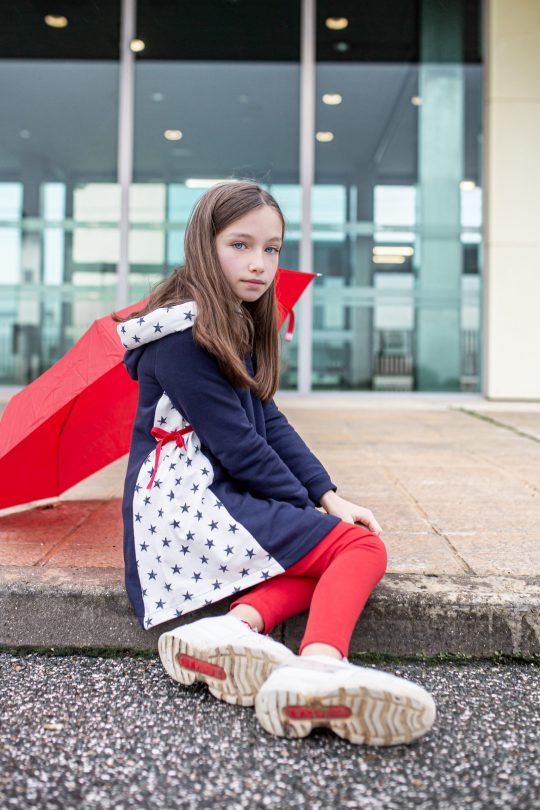 Vestido Estados Unidos lateral estrellas gorro Vera